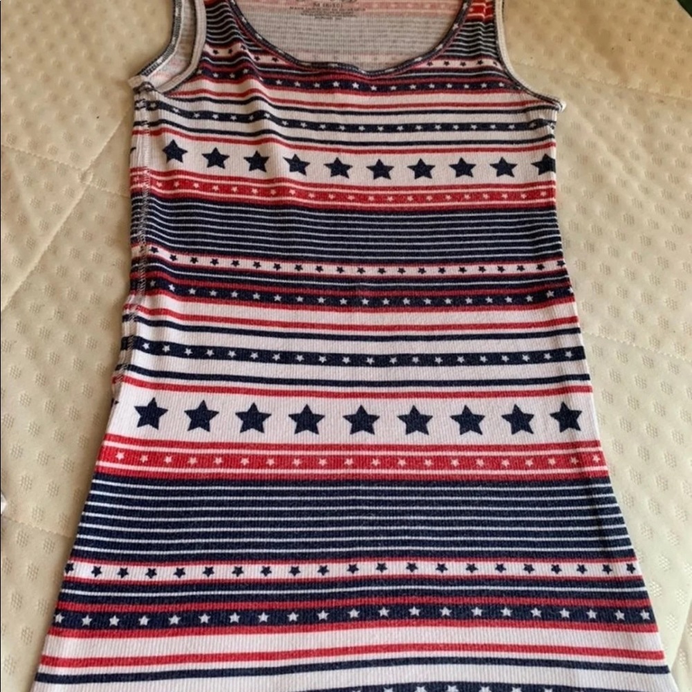 American flag long bouse size M
